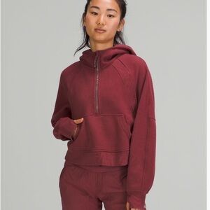 Scuba Oversized Half Zip Hoodie